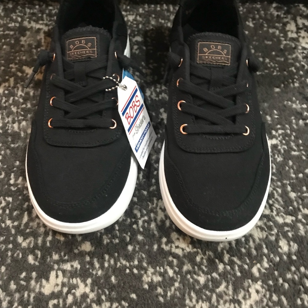 Skechers Slip-ins - BOBS Skip Cute - B Cute Sweet - Black - Women’s Size 7 1/2